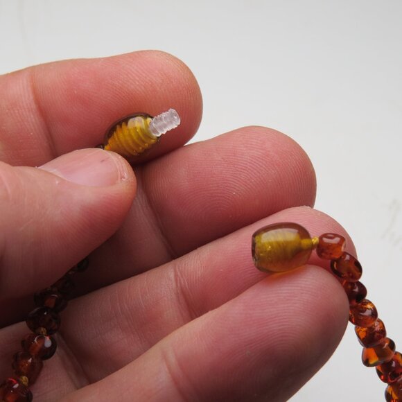 Authentic Amber Teething Unisex Necklace 12.5" Infant/Baby Premium Quality - Picture 5 of 5